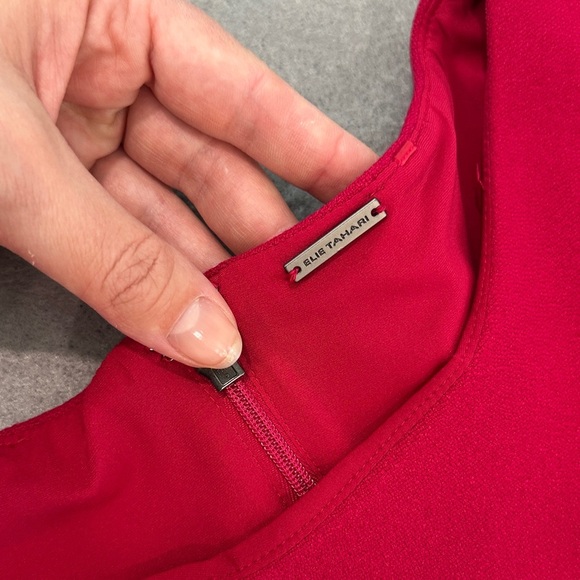 Elie Tahari Cailyn Pink Sheath Sleeveless Dress Size 14 - Picture 9 of 14